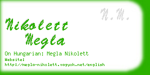 nikolett megla business card